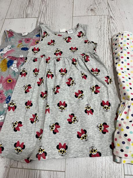 Šaty na leto 104 4ks, h&m,104