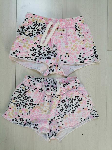 Kratase pre dievčatka 2 ks vel. 128, 128