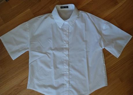 Biela blúzka s krátkym rukávom, m