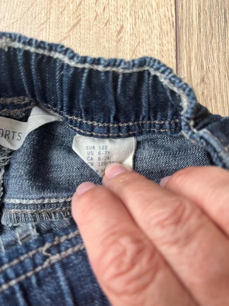 Šortky+  tričko zdarma, h&m,122