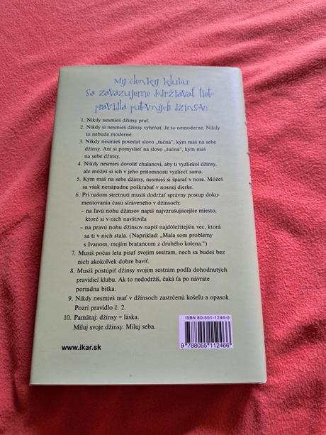 Ann brasharesová-klub putovných džínsov prvé lásky, 