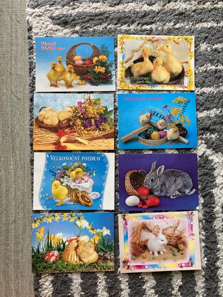 Pohľadnice veľká noc zvieratá,
