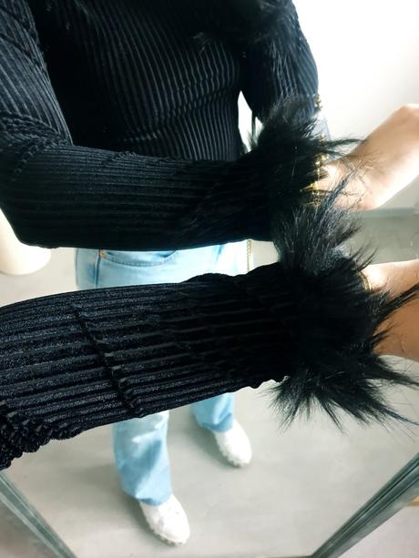 Extravagantný top s/m, s