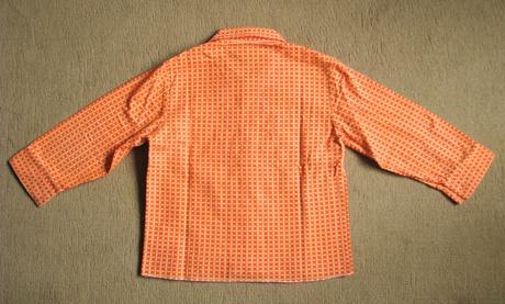 Oranžová flanelová košeľa, 92