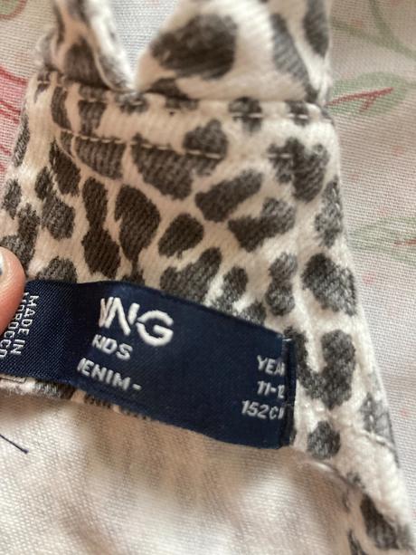 Gepardie šaty na traky, mango,152