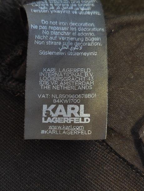 Karl lagerfeld originál moderná, štýlová mikina, l