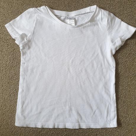 Tričko detské biele, decathlon,92