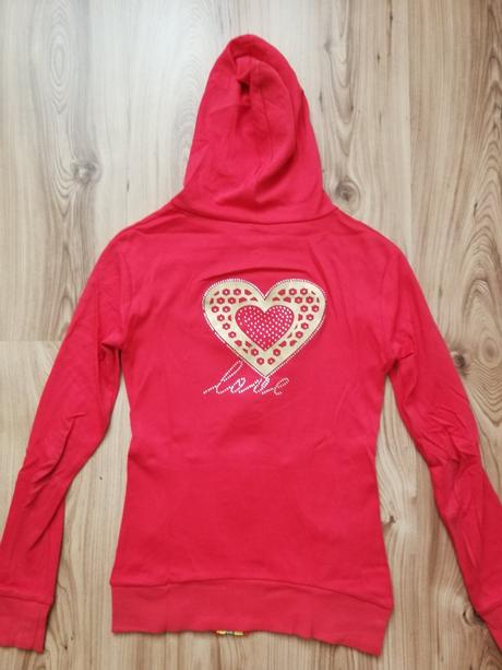 Mikina oranžová, s