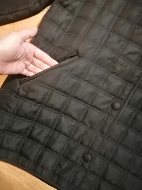 Čierna prešívaná bunda wild rose, xxl