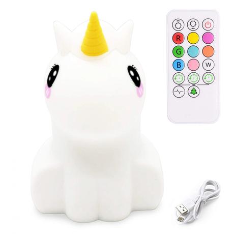 Mesmed prenosná silikónová lampička jednorožec,