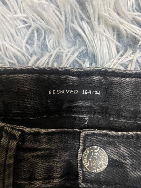 Dievčenské rifle s bielym pásom na boku, reserved,164