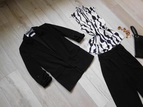 Reserved-blúzka sako nohavice 36v,+ kabelka,, reserved,36