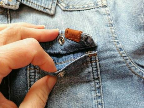 Košeľa denim, veľ. 122, denim,122