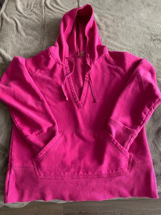 Cyklamenova mikina, denim co,m