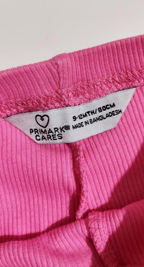 Rebrované legínky, primark,80