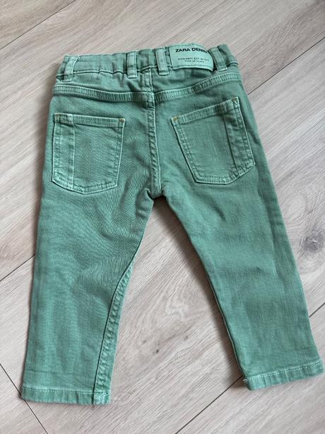 Zelen džinsy, zara,74