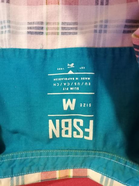 Károvaná slim fit pánska kosela, m