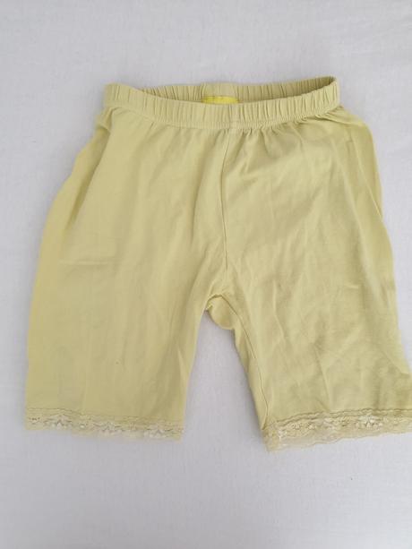 Zlte kratasky leginkove 134/140, kik,134