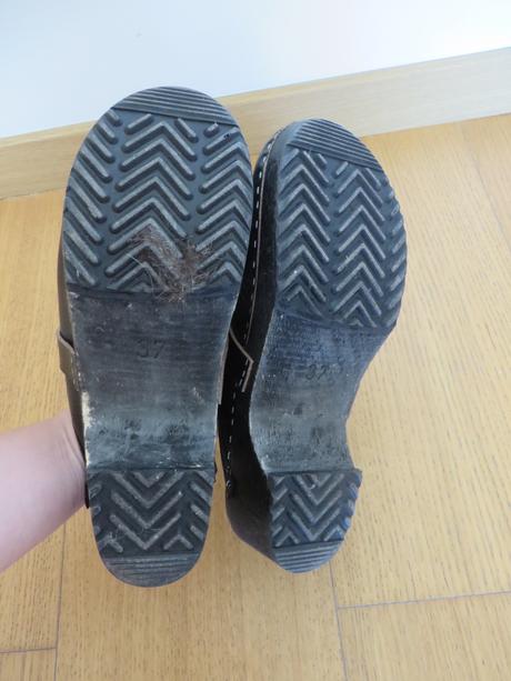 Dreváky kožené - veľ. 36/37 - značka papučkovo, 36