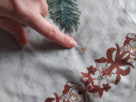 Retro vianocny obrus,