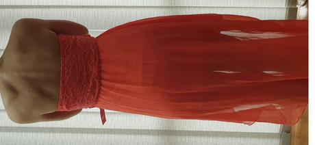 Lososové šaty xs, xs