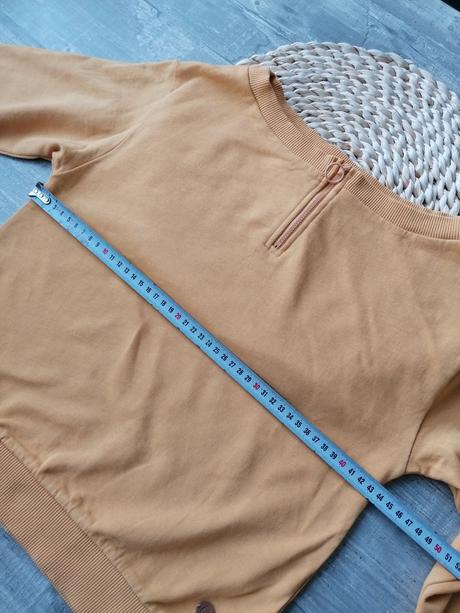 Mikina oversize 146-152 horčicová, 146