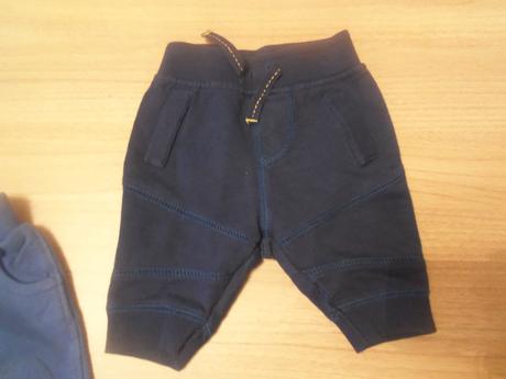 2x značkové nohavice pre new born do 3,5kg-56cm, bluezoo,56