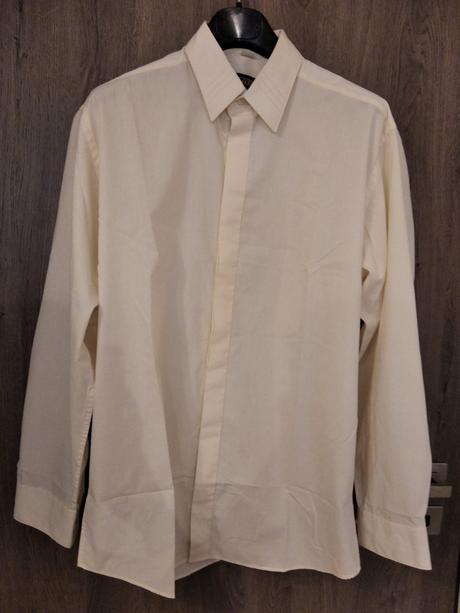 Krémová košeľa veľkosť m, m