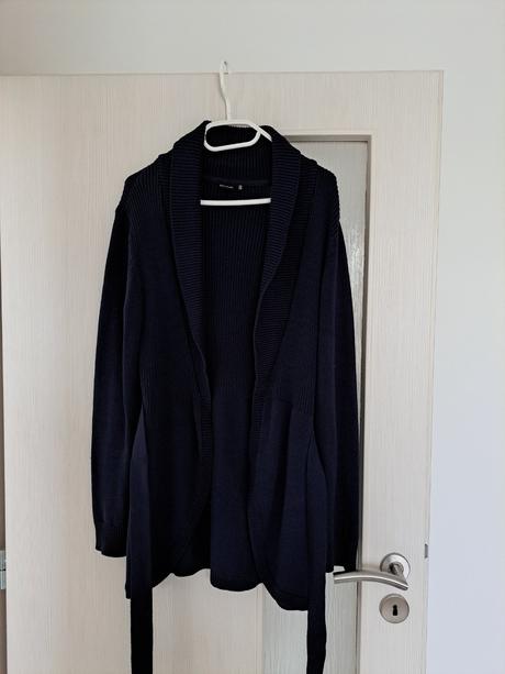 Predĺžený sveter s opaskom, bonprix,m