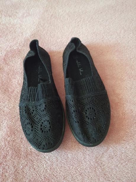 Čipkové plátené topánky, nelli blu,32