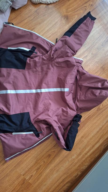 Zimny komplet, 134/140, bunda 2x, oteploky, 2x cik, etirel,140