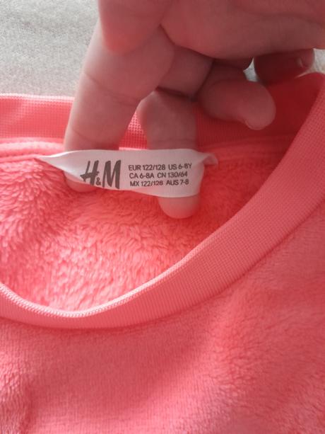 Flisova mikina, h&m,122