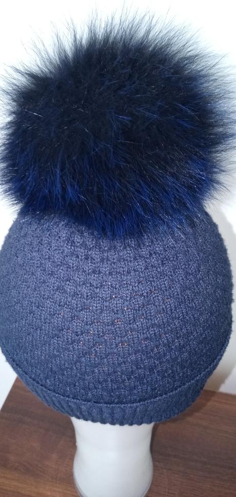 Detska ciapka prava kozusina liska, lindex,128