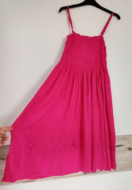Letné ružové šaty, m