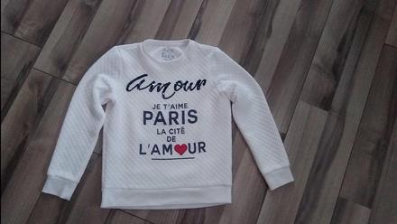 Biely sveter na 8-10 rokov, f&f,128