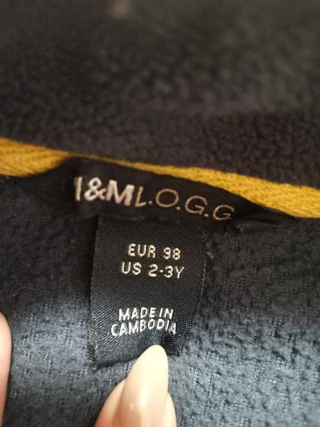 Teplá mikina, h&m,98