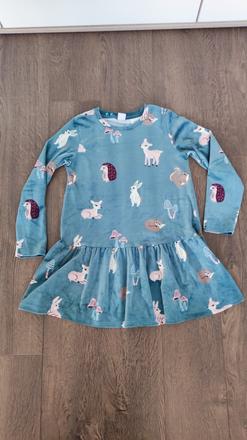 Zamatové šaty/tunika lindex, lindex,128