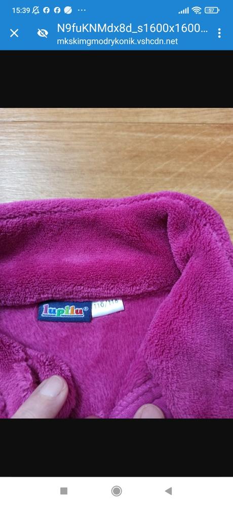 Huňatková vesta, lupilu,116