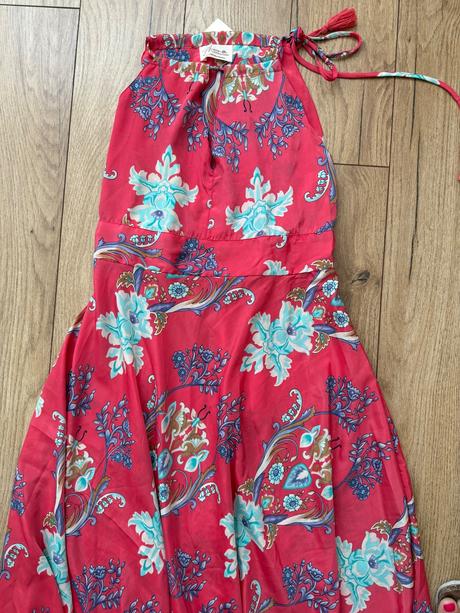 Hodvabne letne šaty, m