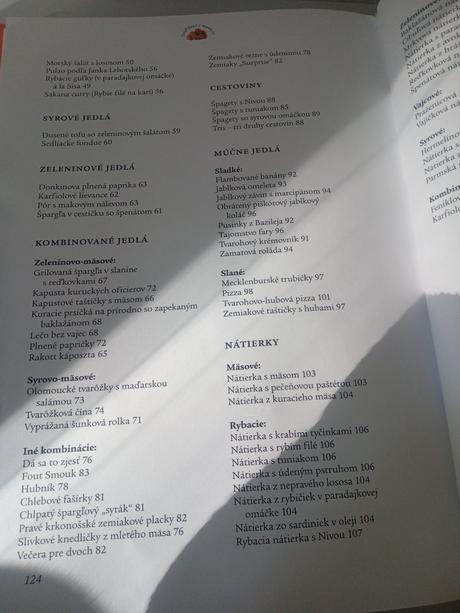 Kniha chuťovky z markízy, 