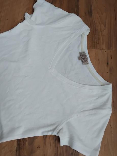Biele tričko do v, s