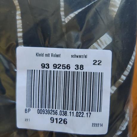 -prúžkované s volánmi šaty bonprix veľ. 38, bonprix,s