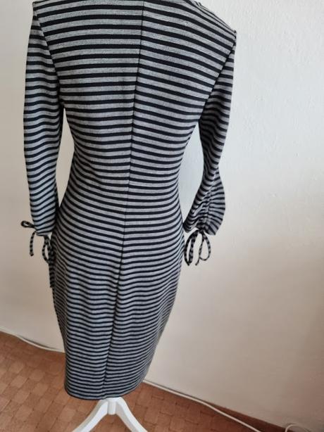 Čierno sivé úpletové šaty esprit veľ. 38, esprit,38