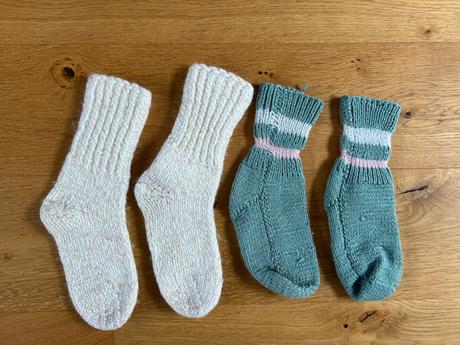 Strikovane ponozky 2 kusy, 36