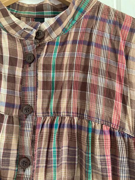 Letná bavlnená blúzka s, h&m,s