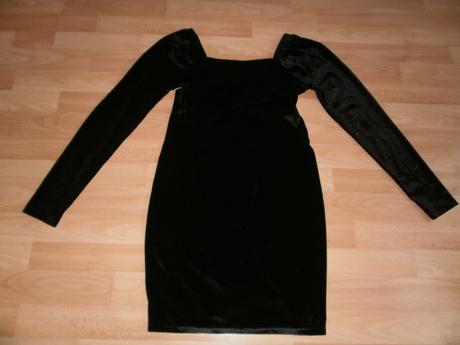 Zamatové šaty 1x oblečené, sinsay,xs