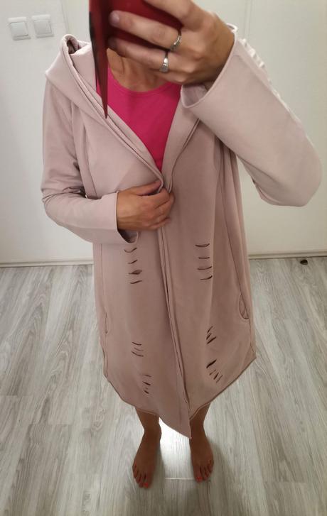 Kardigan staroruzovy,