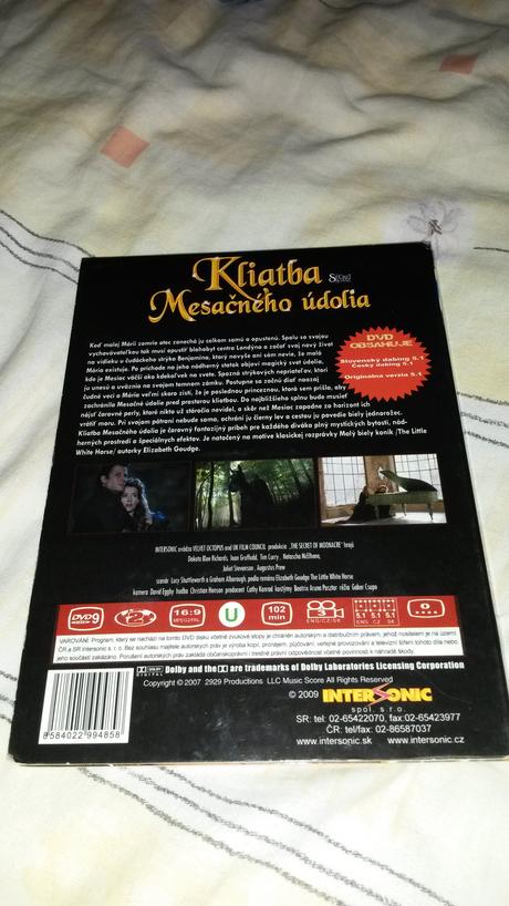 Dvd rozpravka kliatba mesačného údolia,