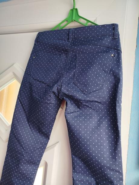 Elastické bodkované rifle, xs