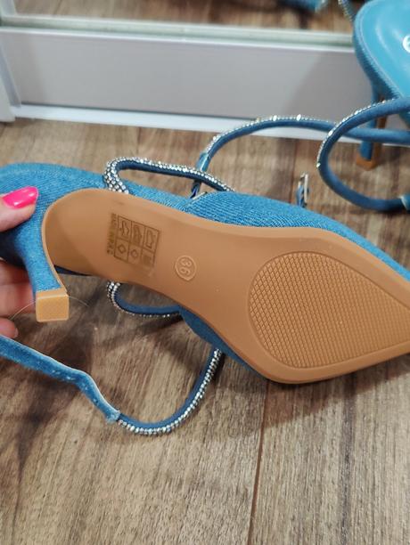 Riflové lodičky so srdiečkom, 36